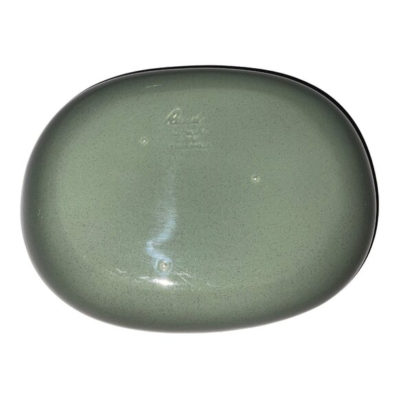 Russell Wright Vintage Green Oblong Oval Serving Bowl 10" - Picture 7 of 7